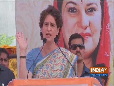 Priyanka Gandhi hits backs at PM Modi over 'Naamdar' jibe, calls him a coward