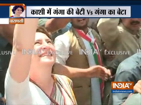 Lok Sabha Election 2019: Priyanka Gandhi gets a warm welcome in Varanasi