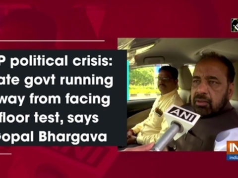 MP political crisis: State govt running away from facing floor test, says Gopal Bhargava