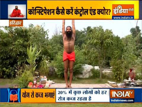 To get rid of constipation, do tadasana and chakrasana: Swami Ramdev