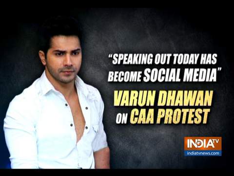 Varun Dhawan talks about CAA during Street Dancer 3D trailer launch event