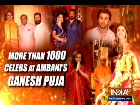 From Amitabh Bachchan to Rekha, Bollywood celebrities attend Ambani’s Ganpati Puja