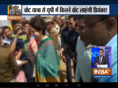 Prayagraj: Priyanka Gandhi to begin Ganga Yatra on a steamer boat