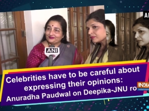 Celebrities have to be careful about expressing their opinions: Anuradha Paudwal on Deepika-JNU row