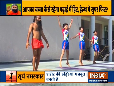 Swami Ramdev suggests yoga techniques to improve eye sight