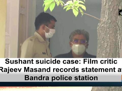 Sushant suicide case: Film critic Rajeev Masand records statement at Bandra police station