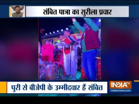 LS Polls 2019: BJP spokesperson Sambit Patra turns singer for voters in Puri