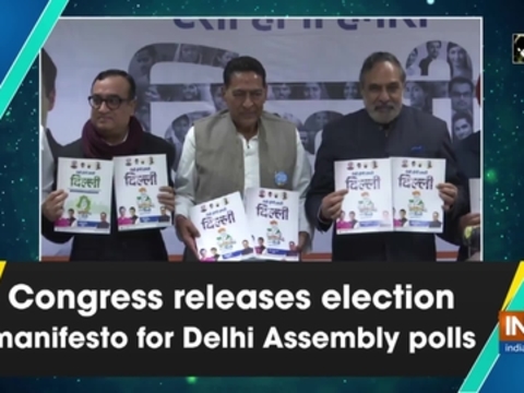 Congress releases election manifesto for Delhi Assembly polls