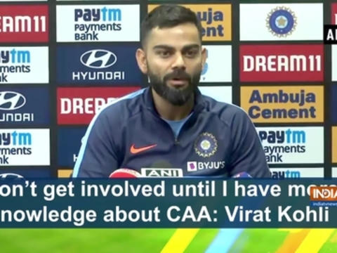 Won't get involved until I have more knowledge about CAA: Virat Kohli