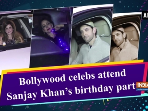 Bollywood celebs attend Sanjay Khan's birthday party