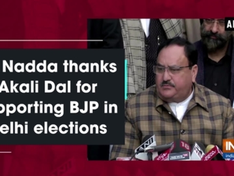 JP Nadda thanks Akali Dal for supporting BJP in Delhi elections