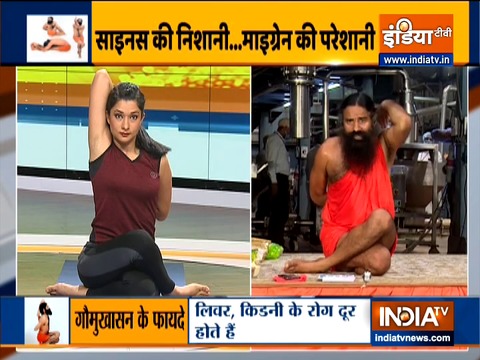 Swami Ramdev suggests yoga tips to get rid of migraine