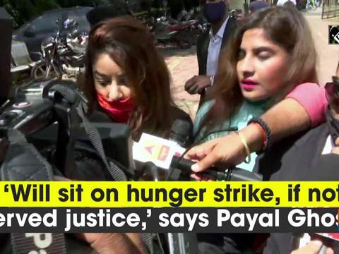 'Will sit on hunger strike, if not served justice,' says Payal Ghosh