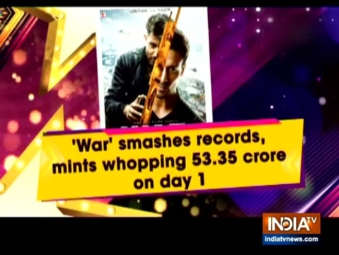 'War' smashes records, mints whopping 53.35 crore on day 1