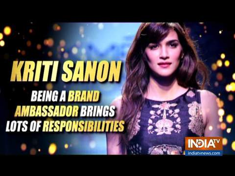 Kriti Sanon talks about how brand endorsement is a thing of responsibility