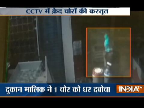 Caught on Camera: Three held for trying to loot a mobile shop in Thane, Mumbai