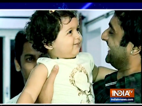 Cute little Kiara from Nazar visits actress Aneri Vajani’s Ganpati