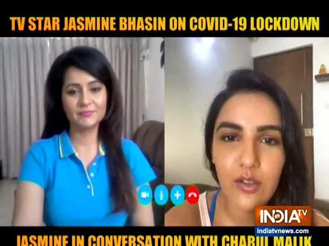 TV actress Jasmin Bhasin talks exclusively to Saas Bahu Aur Suspense about her lockdown days