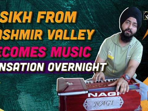 A Sikh from Kashmir Valley becomes music session overnight