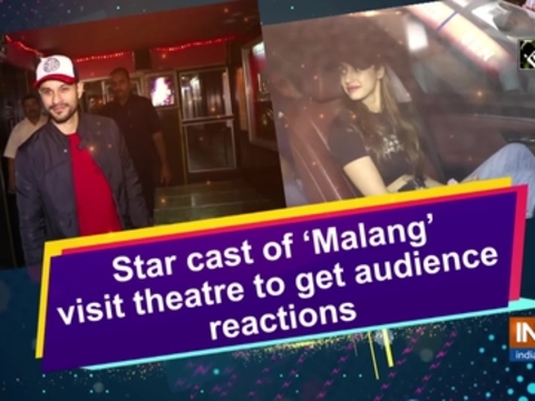 Star cast of 'Malang' visit theatre to get audience reactions