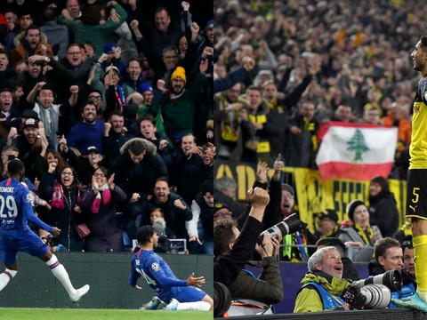 Champions League: Chelsea and Dortmund complete improbable comebacks; Barcelona draw