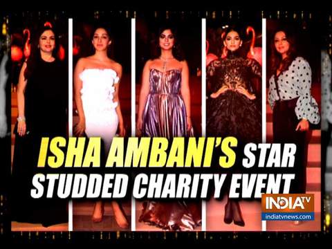 Bollywood celebs mark their presence at Isha Ambani's charity event