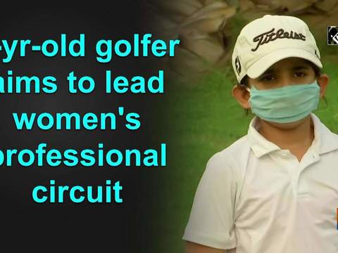 7-year-old golfer aims to lead women's professional circuit