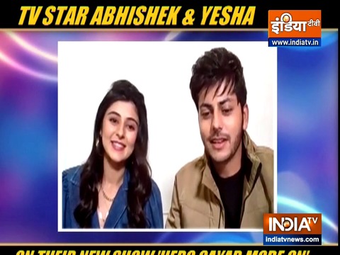 TV actors Abhishek and Yesha on their new show 'Hero Gayab Mode On'