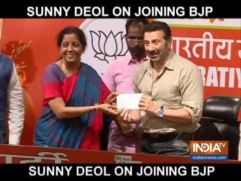 Bollywood actor Sunny Deol joins BJP