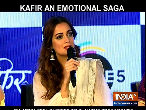 Kafir web series lauch event with Dia Mirza and Mohit Raina