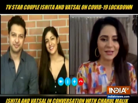 Power couple Vatsal Sheth and Ishita Dutta share their lockdown routine