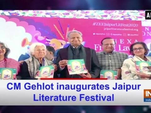 CM Gehlot inaugurates Jaipur Literature Festival