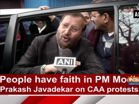 People have faith in PM Modi: Prakash Javadekar on CAA protests