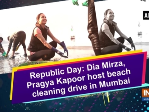 Republic Day: Dia Mirza, Pragya Kapoor host beach cleaning drive in Mumbai