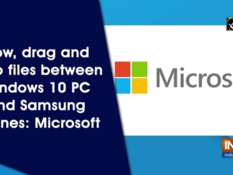 Now, drag and drop files between Windows 10 PC and Samsung phones