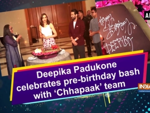 Deepika Padukone celebrates pre-birthday bash with 'Chhapaak' team